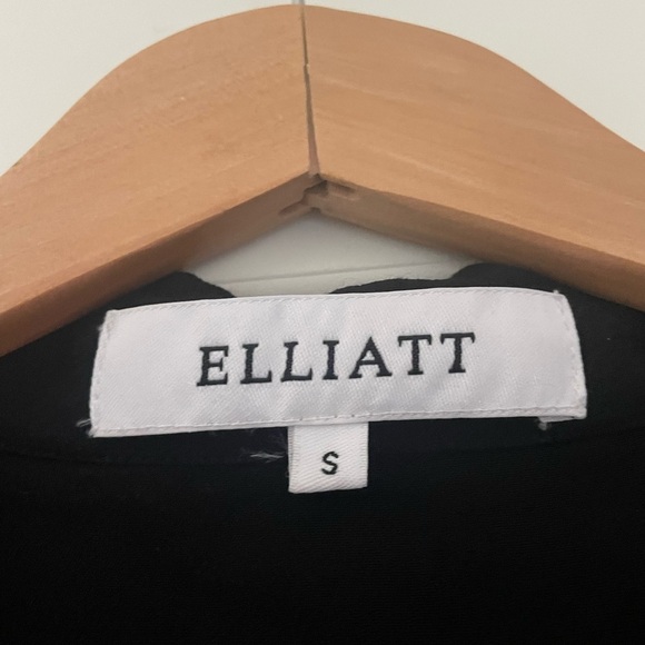 Elliatt Revolve Wren Ruched Asymmetrical Shirt Dress - Picture 9 of 10